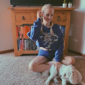 hand-made 2 piece matching cat set